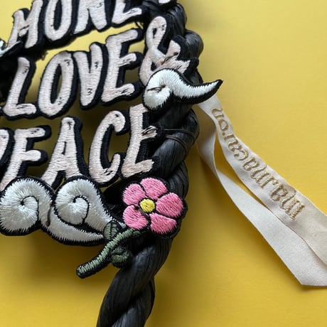 お正月飾り② MONEY&LOVE&PEACE 小鳥花雲