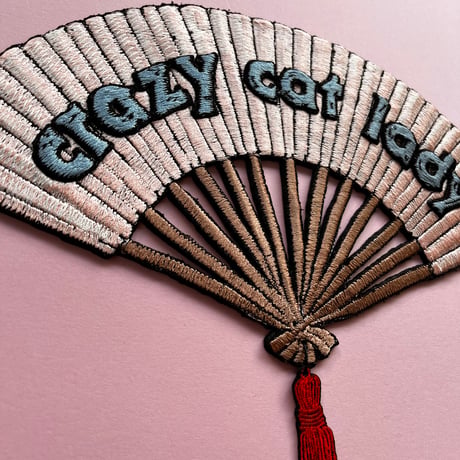 CRAZY CAT LADY 扇子