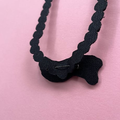 一連のネックレス　LOVEブローチ付き
