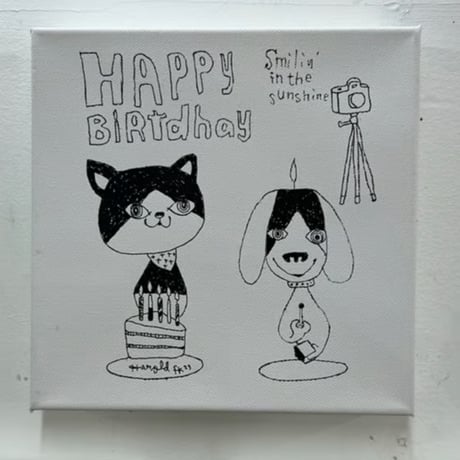 『HAPPY BIRTHDAY』illustrated by ANZAI HAJIME