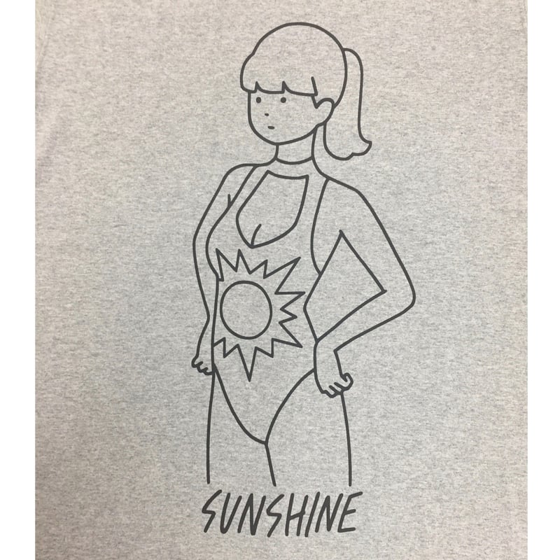 Sunshine S/S T shirts GRY ( イラスト白根ゆたんぽ ) | smi Sunshine S/S T shirts GRY ( イラスト白根ゆたんぽ ) | smi