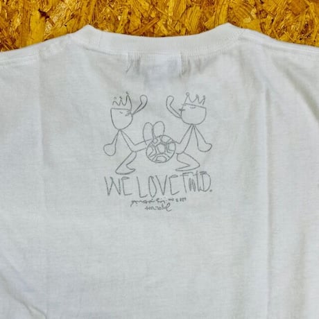 FOOTBALL WORLD in the SUNSHINE S/S T shirts    illustrated by 安齋肇 WHITE