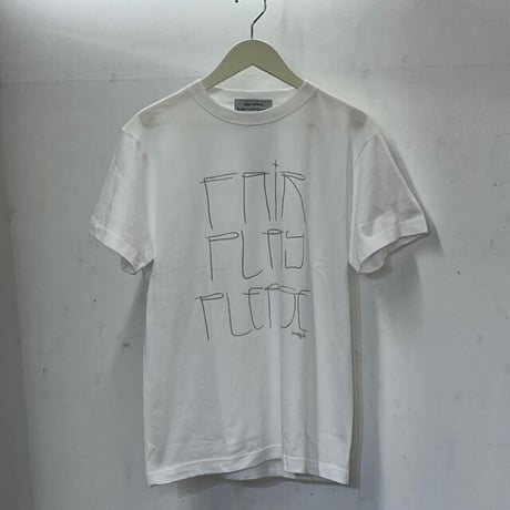 FOOTBALL WORLD in the SUNSHINE S/S T shirts    illustrated by 安齋肇 WHITE