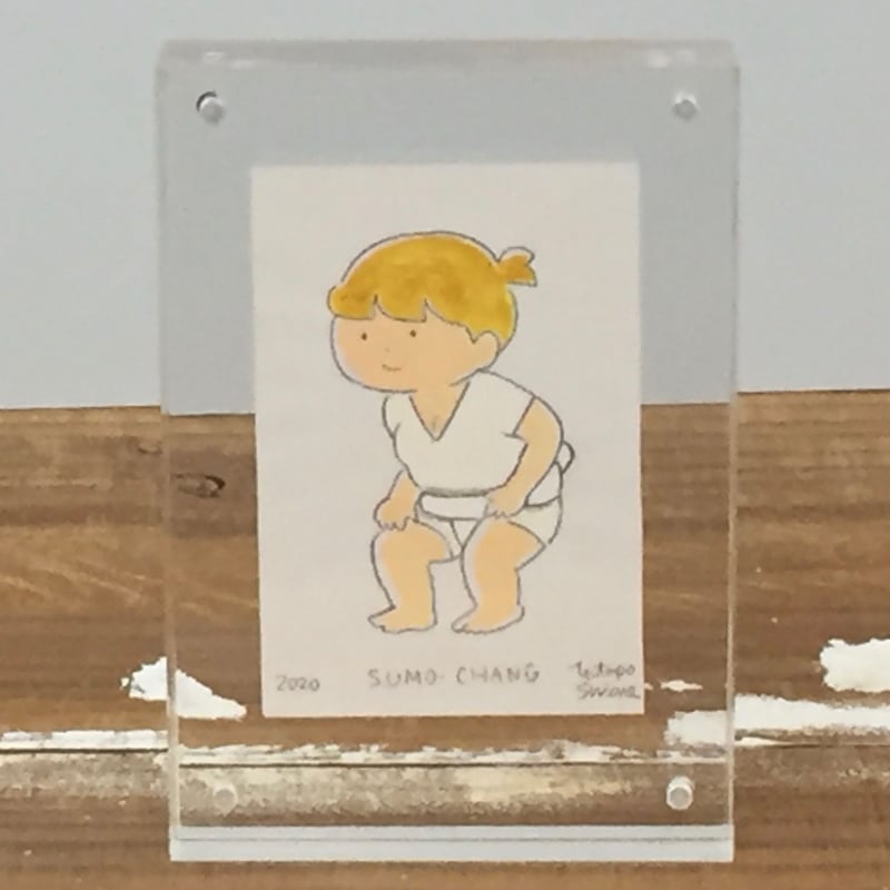 白根ゆたんぽ　アクリルイラスト 白根ゆたんぽ「仙台四郎 #02」 | 絵になる仙台四郎展