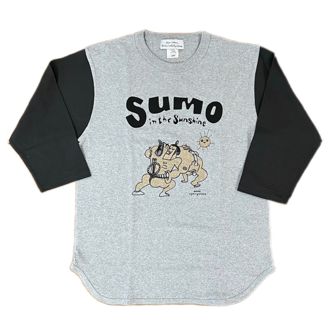 SUMO in the sunshine 3/4スリーブ ベースボールTシャツ