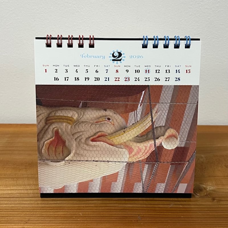 安齋肇画伯デザイン2026壁掛けカレンダー、Filamk2026卓上カレンダー