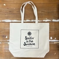 smilininthesunshine SHOP LOGO プリントトートバッグ  illustrated by ANZAI HAJIME