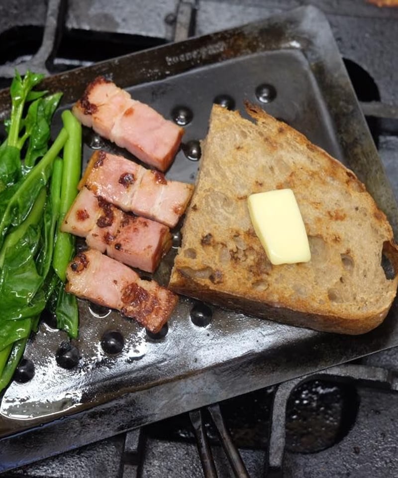 パン焼き専用】MAF ハンドメイドパン焼きフライパン / Lサイズ | PINE