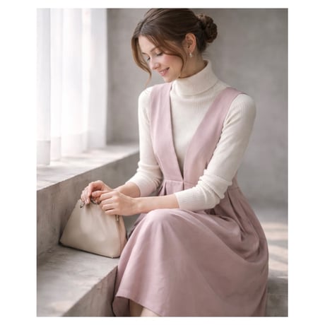 リネンエプロンワンピース | STORES