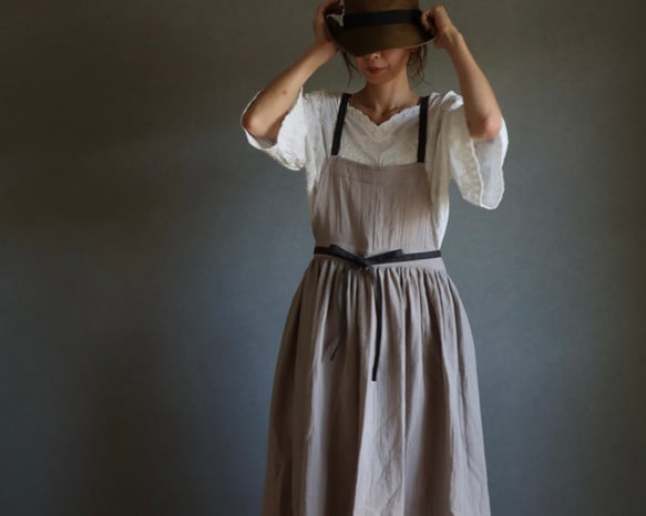 ふっくら厚さ2倍のとろみダブルガーゼとコットンリネンのリボンの