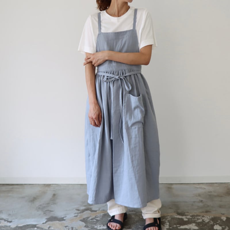 ふっくら厚さ2倍のとろみダブルガーゼのギャザーたっぷり