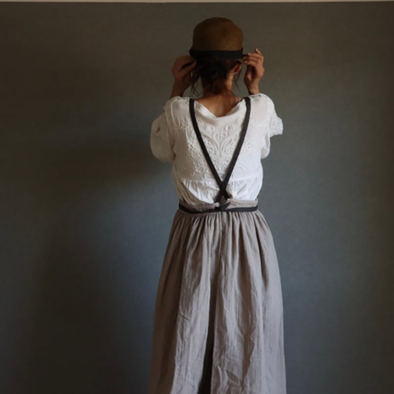 Double Gauze Gathered Apron／「働く日も、暮らす日も。 一日を、その