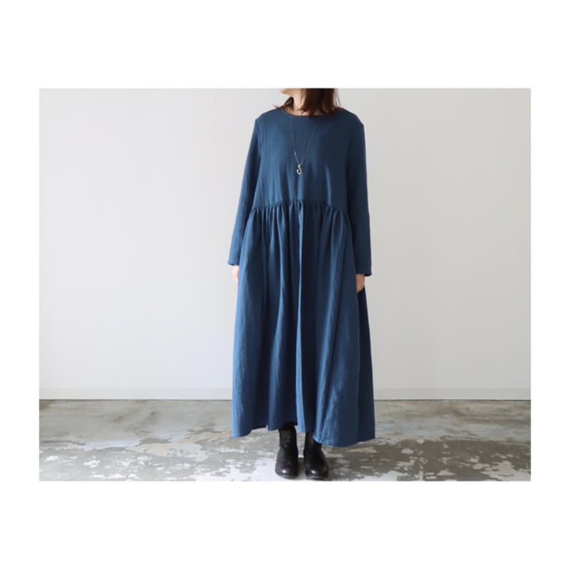 美品✨現行 ケイミー ブルーフォンセフラワーギャザーワンピース