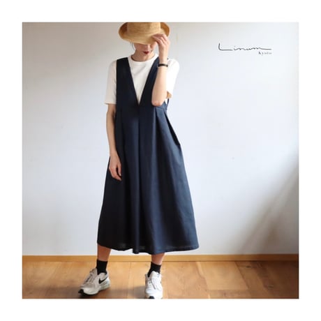 リネンエプロンワンピース | STORES