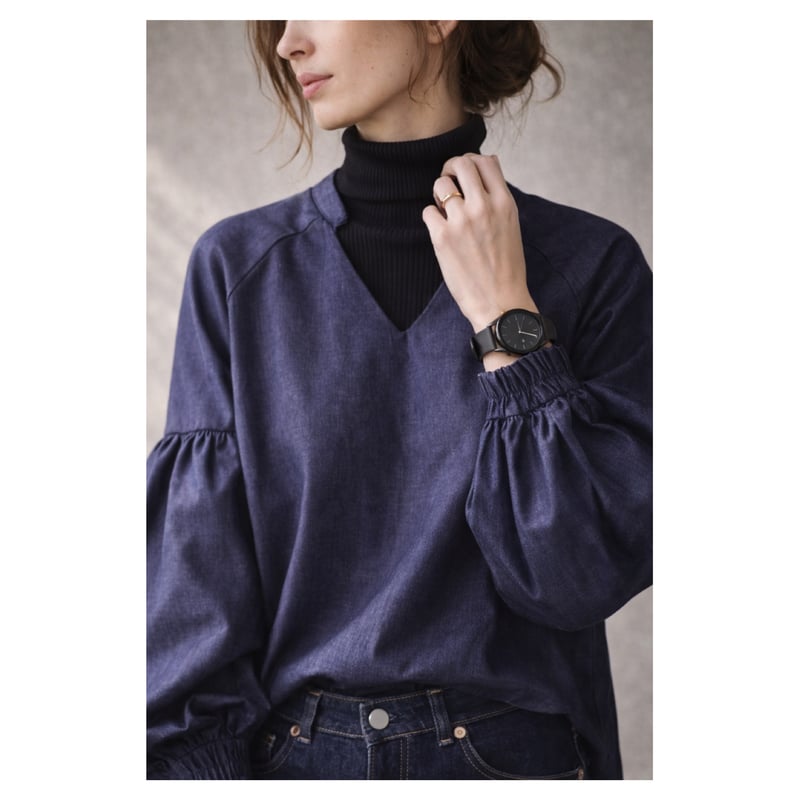 MADISON BLUE バックリボン紐 バルーンスリーブプルオーバーブラウス La boutique BonBon】バルーンスリーブブラウス | OUTLET(アウトレット