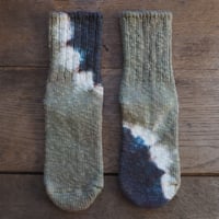【New】YOUstandard Hemp Cotton Socks(小) (蓬×インド藍×インド茜)
