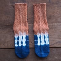 【New】YOUstandard Hemp Cotton Socks(大) (枇杷×インド藍)