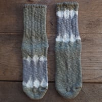 【New】YOUstandard Hemp Cotton Socks(小) (たで藍×山桃)