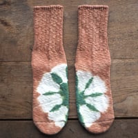 【New】YOUstandard Hemp Cotton Socks(大) (枇杷×たで藍)