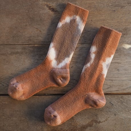 Rib Wool  Socks（枇杷）