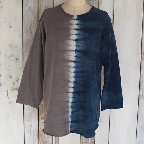 Good on Baseball Tee（L）（たで藍×インド藍）
