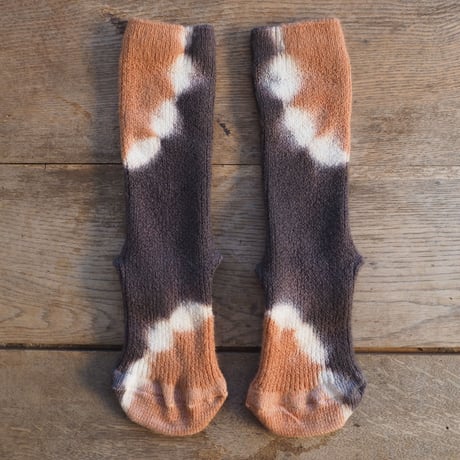 Rib Wool  Socks（赤芽柏×枇杷）