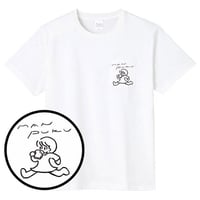 まん腹　おんなのこポケットTシャツ