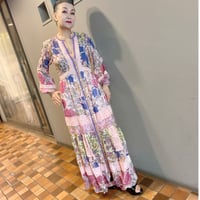【インスタライブ紹介商品】halebob ボタニカルシフォンマキシワンピース