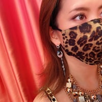 I SPARK  Mask  マスク ヒョウxチュール　 I-35