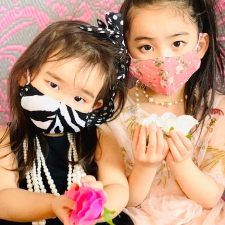 I SPARK・kids  Mask  （子ども用　立体マスク）K-16 ゼブラ×ドット
