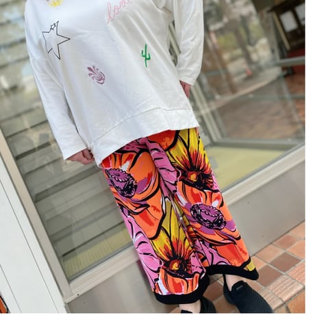 evavarro  切り替えクロップドパンツ