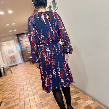 【インスタライブ紹介商品】バックリボンふんわりラインワンピース