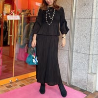 【XS〜3Lサイズ】プリーツセットアップ