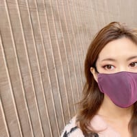 I SPARK  Mask (立体マスク) 無地ブラックxピンクチュール