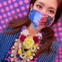 I SPARK  Mask (立体マスク) マルチxドットチュール