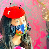 I SPARK・kids  Mask  （子ども用　立体マスク）K-5  パープル /ブラックフリル
