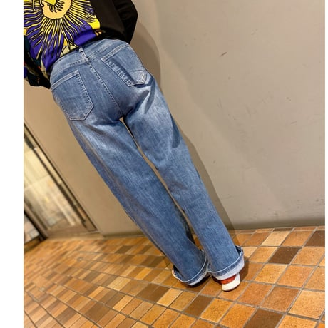 【XS〜XL サイズ】ワイドデニムパンツ