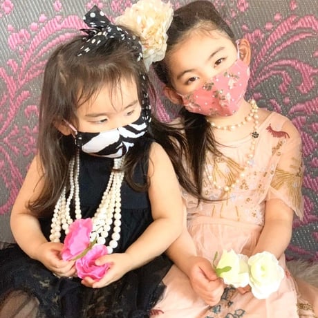 I SPARK・kids  Mask  （子ども用　立体マスク）K-16 ゼブラ×ドット