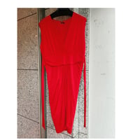 【S〜Lサイズ】フランス製フロントドレープワンピース