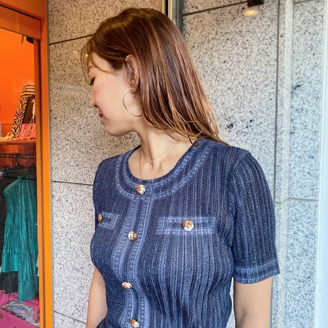 【S〜Lサイズ】グラデーションプリーツセットアップ