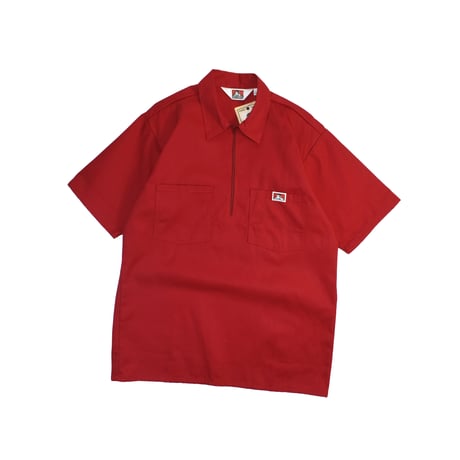"BEN DAVIS" HALF ZIP SHIRT