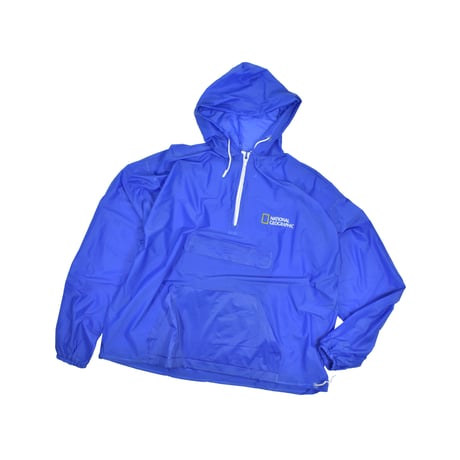 USED "NATIONAL  GEOGRAPHIC" 100% P.V.C PULLOVER JACKET