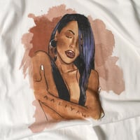 USED "AALIYAH" MERCH T-shirt