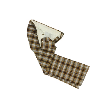 VINTAGE "JOHN WEITZ" PLAID TROUSER