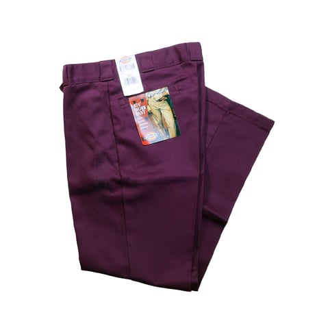 DICKIES 874 FLAT FRONT PANT  / MAROON