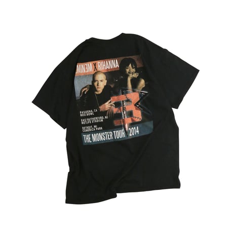 EMINEM × RIHANNA "THE MOSTER TOUR" MERCHANDISE Tshirt