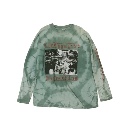 RAGE AGAINST THE MACHINE USED TIEDYE L/S Tshirts