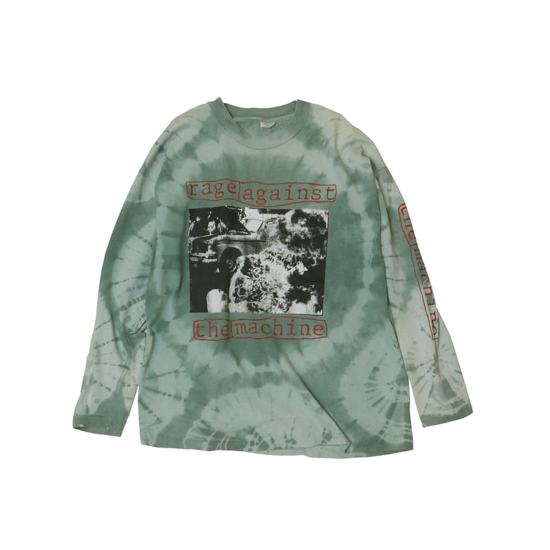RAGE AGAINST THE MACHINE USED TIEDYE L/S Tshirt