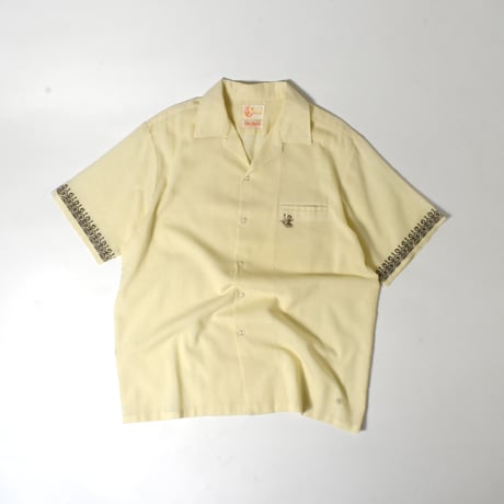 USED 70'S "IOLANI HAWAII" OPEN COLLER SHIRT