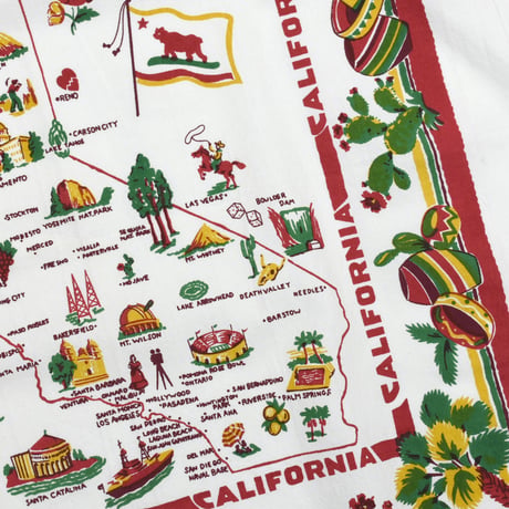 VINTAGE "CALIFORNIA" FLOUR SACK TOWEL